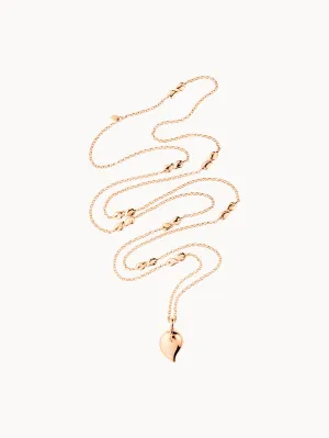 SIGNATURE Necklace Drop 18K rose gold