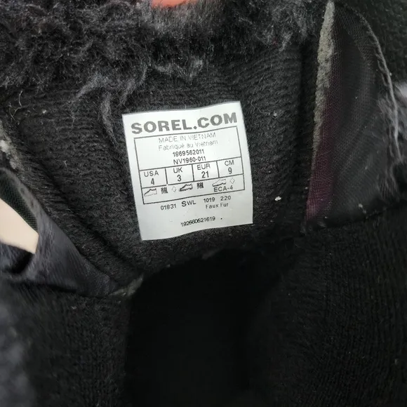 Sorel Toddler Snow Commander Boot – Black, Super Blue