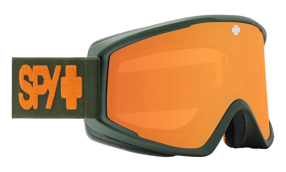 Spy Crusher Elite Jr Matte Steel Green Goggle - LL Persimmon
