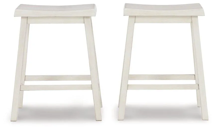 Stuven White Counter Height Stool (Set of 2)