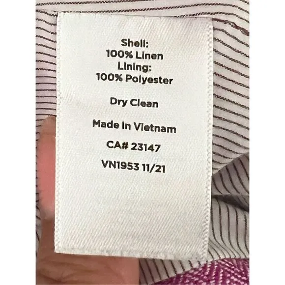 Talbots Linen Blazer size 16 petite