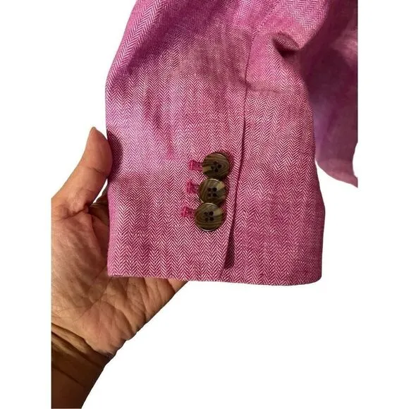 Talbots Linen Blazer size 16 petite