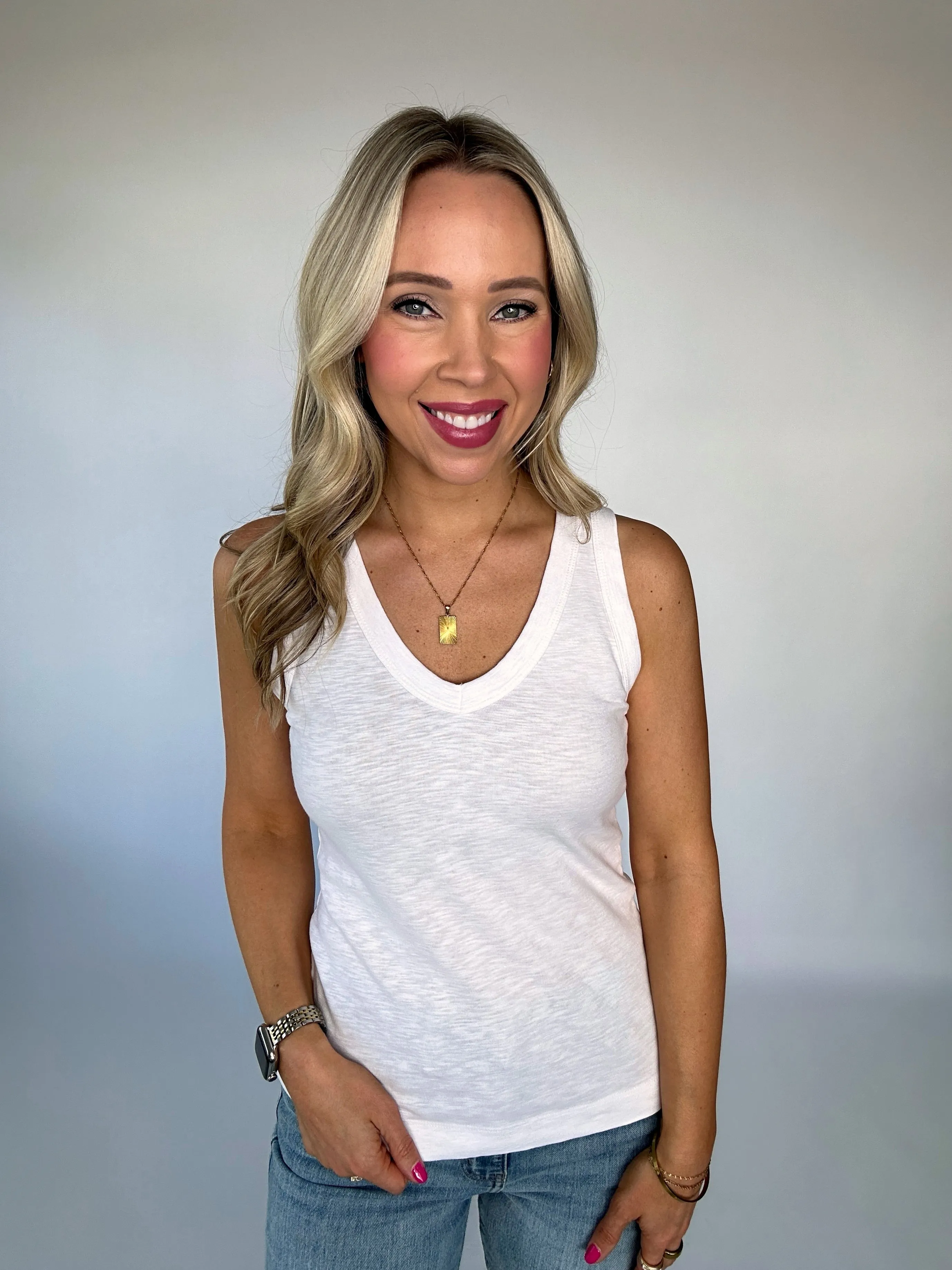 The Cooper Tank - White