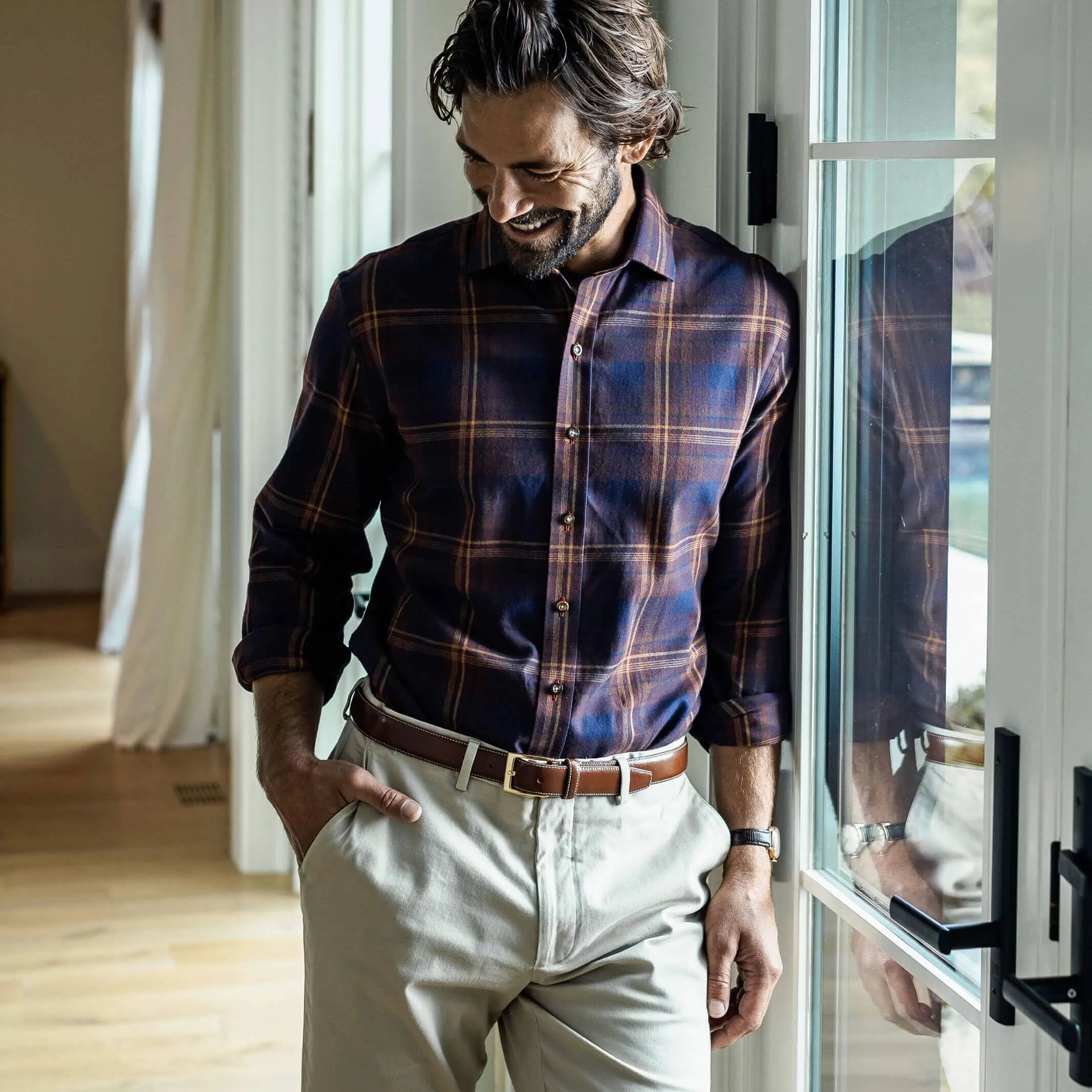 The Plum Woodly Plaid Custom Shirt