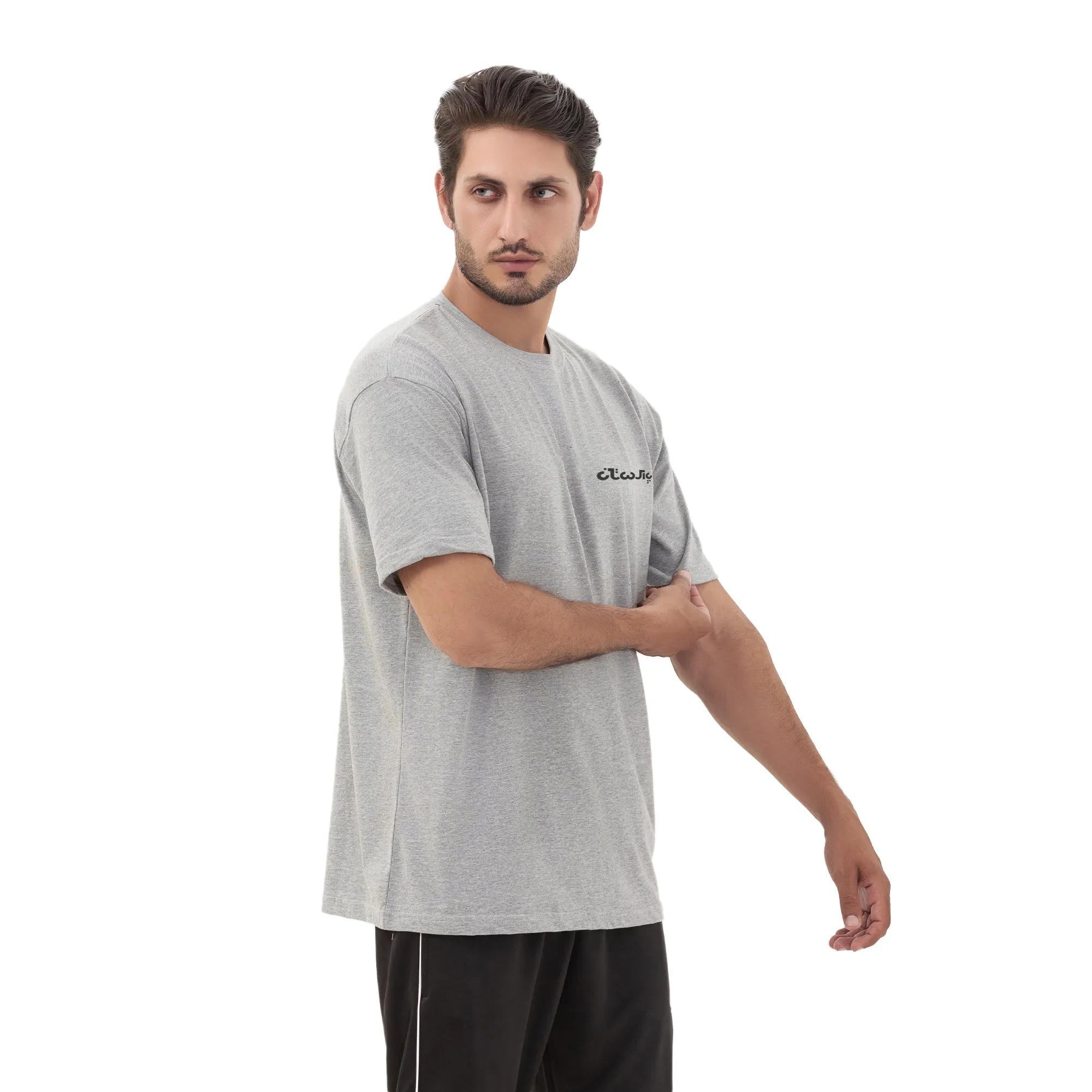 Thunder Oversize Patriot Tee - Grey