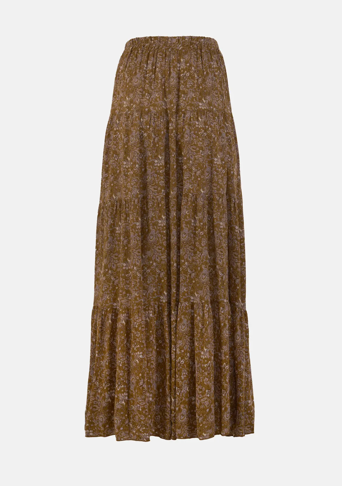 Tiered Maxi Skirt