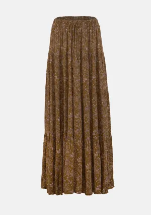 Tiered Maxi Skirt