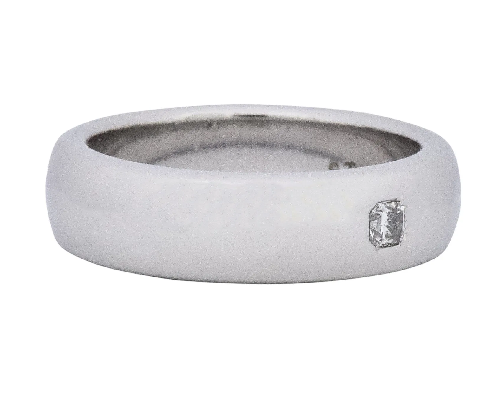 Tiffany & Co. Lucida Diamond Platinum Unisex Band Ring