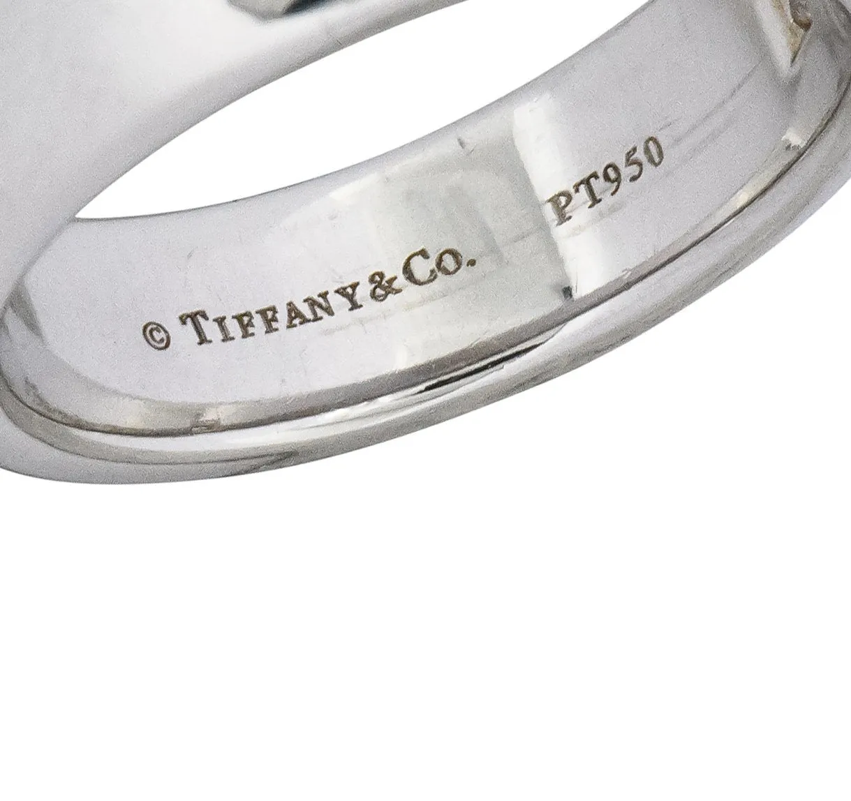 Tiffany & Co. Lucida Diamond Platinum Unisex Band Ring