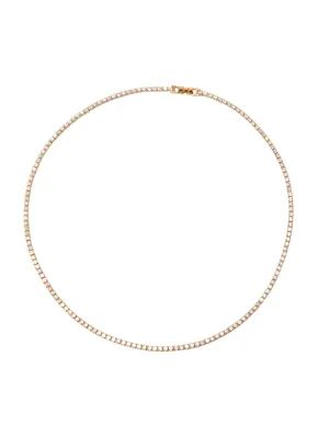 TISH TENNIS NECKLACE IN GOLD