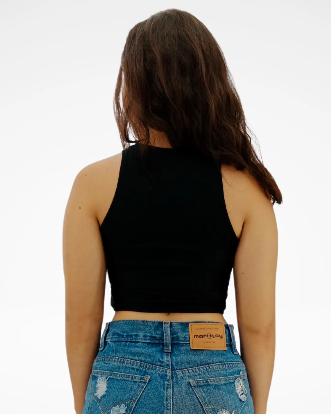 Top Basic Negro sh