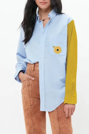 Tornstee Blue And Yellow Shirt