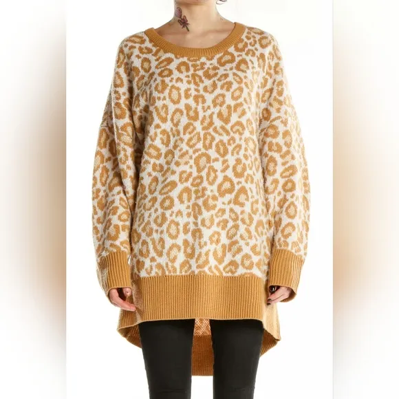 Torrid animal print sweater size 2