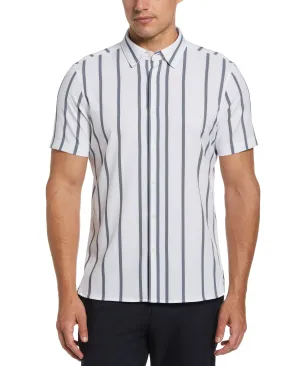 Total Stretch Slim Fit Vertical Stripe Shirt