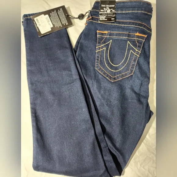 True Religion Women's Blue Skinny Jeans