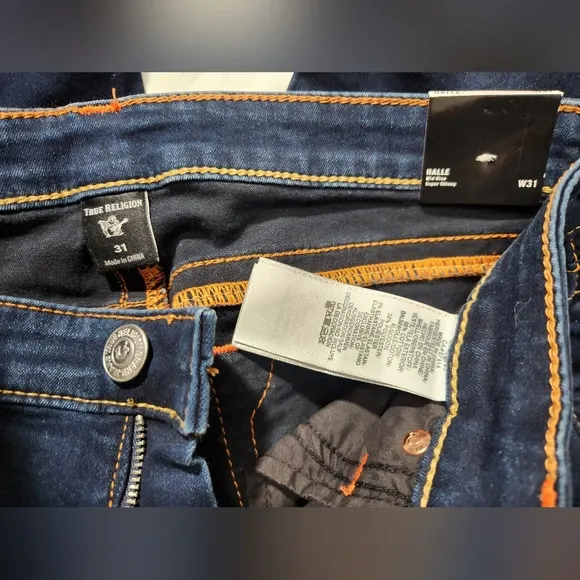 True Religion Women's Blue Skinny Jeans