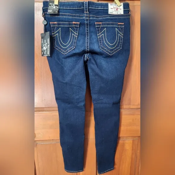 True Religion Women's Blue Skinny Jeans