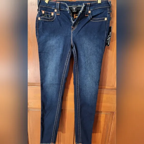 True Religion Women's Blue Skinny Jeans