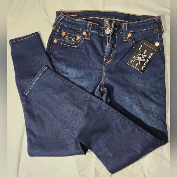 True Religion Women's Blue Skinny Jeans