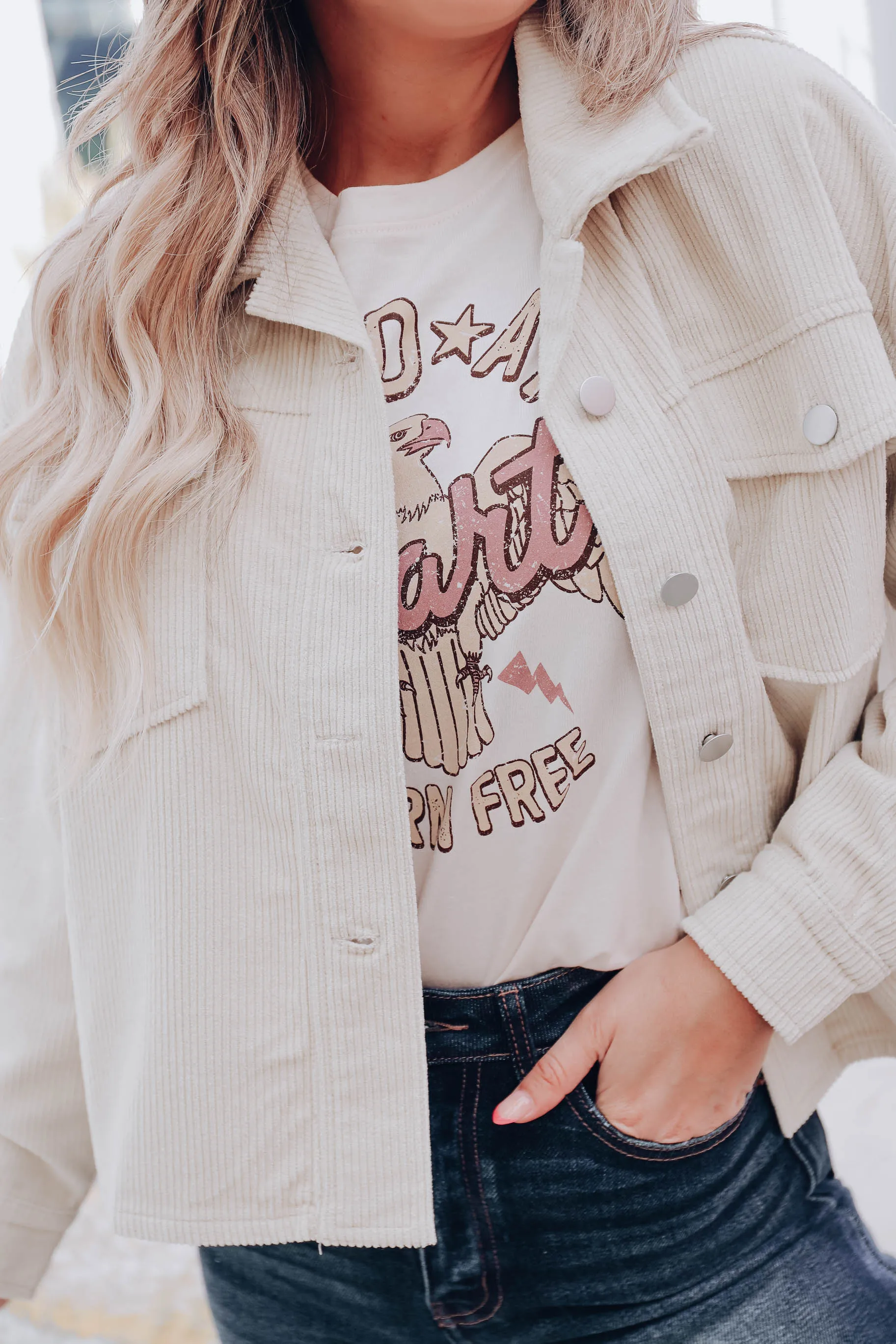 Trystan Corduroy Jacket - Beige