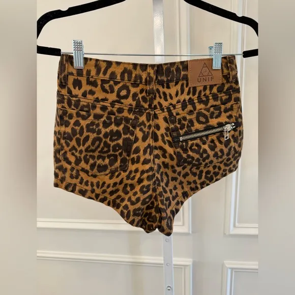 UNIF Axl Leopard Print Women's Shorts