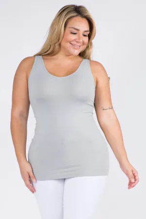 V-Neck Seamless Yoga Top - Gray