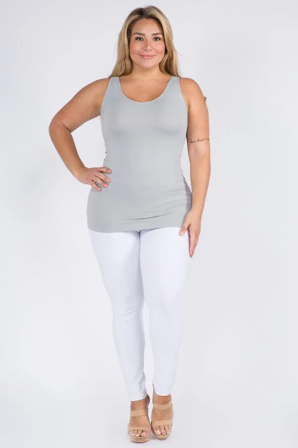V-Neck Seamless Yoga Top - Gray
