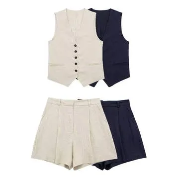 Vest and Shorts Set