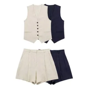 Vest and Shorts Set