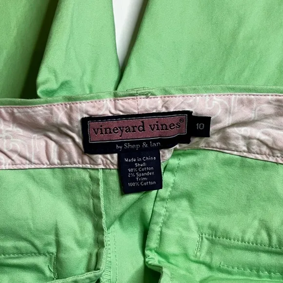 Vineyard Vines Straight Casual Dress Bermuda Shorts Size 10