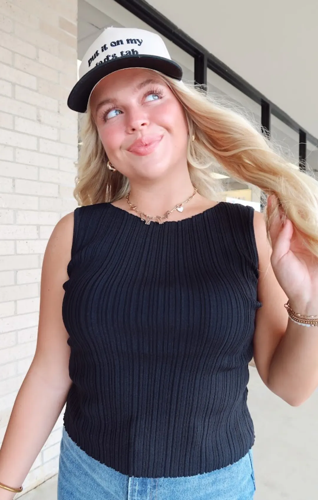 Viscose Ribbed Knitted Top