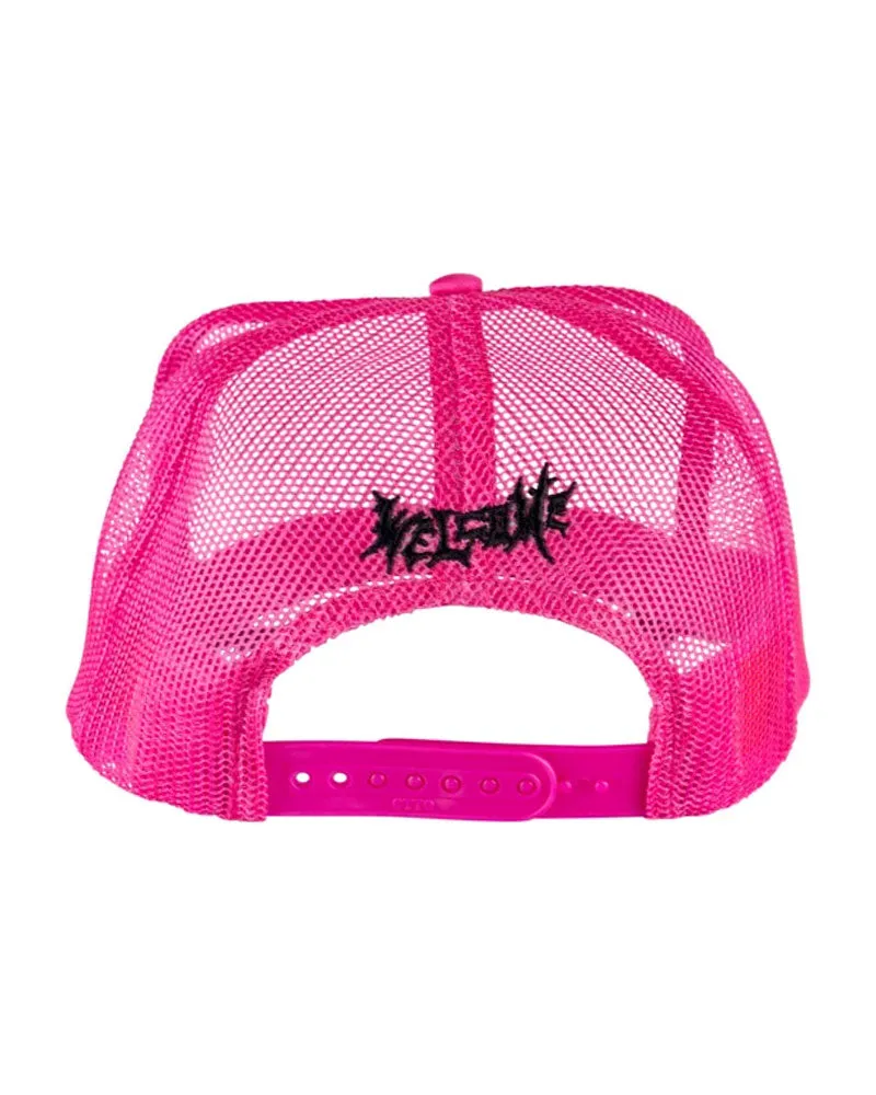 Welcome X Britney Spears Innocent Puff-Print Trucker Hat - Pink