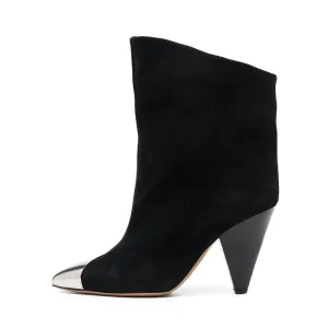 Women Metal Pointed Toe Ladies Ankle Boots