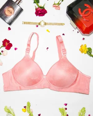 Women Soft Comfortable Padded Bra - Pink