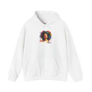 Worthy in White Hoodie - Celebrating Diversity and Self-Expression