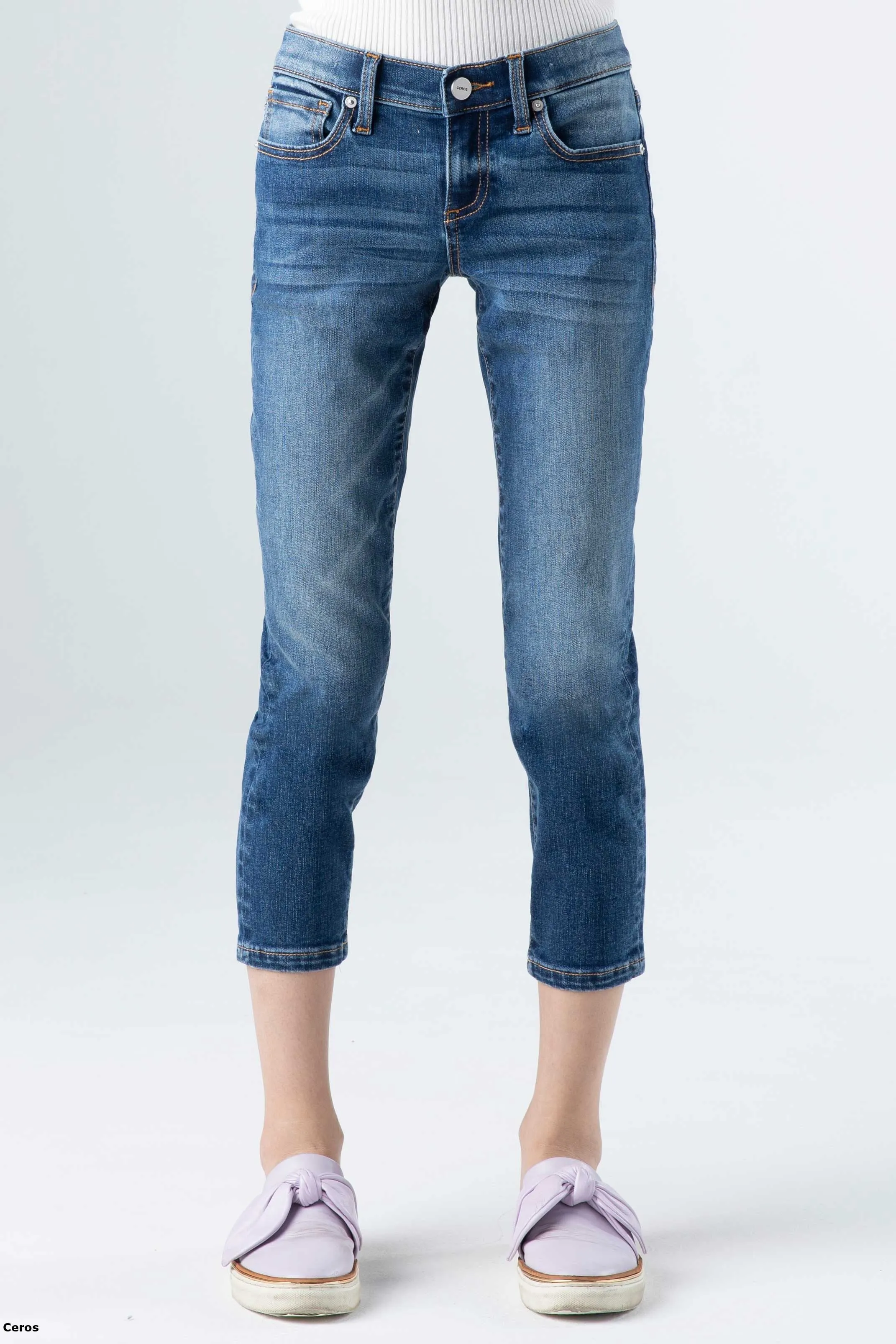 Youth High-Rise Skinny Cut Jeans