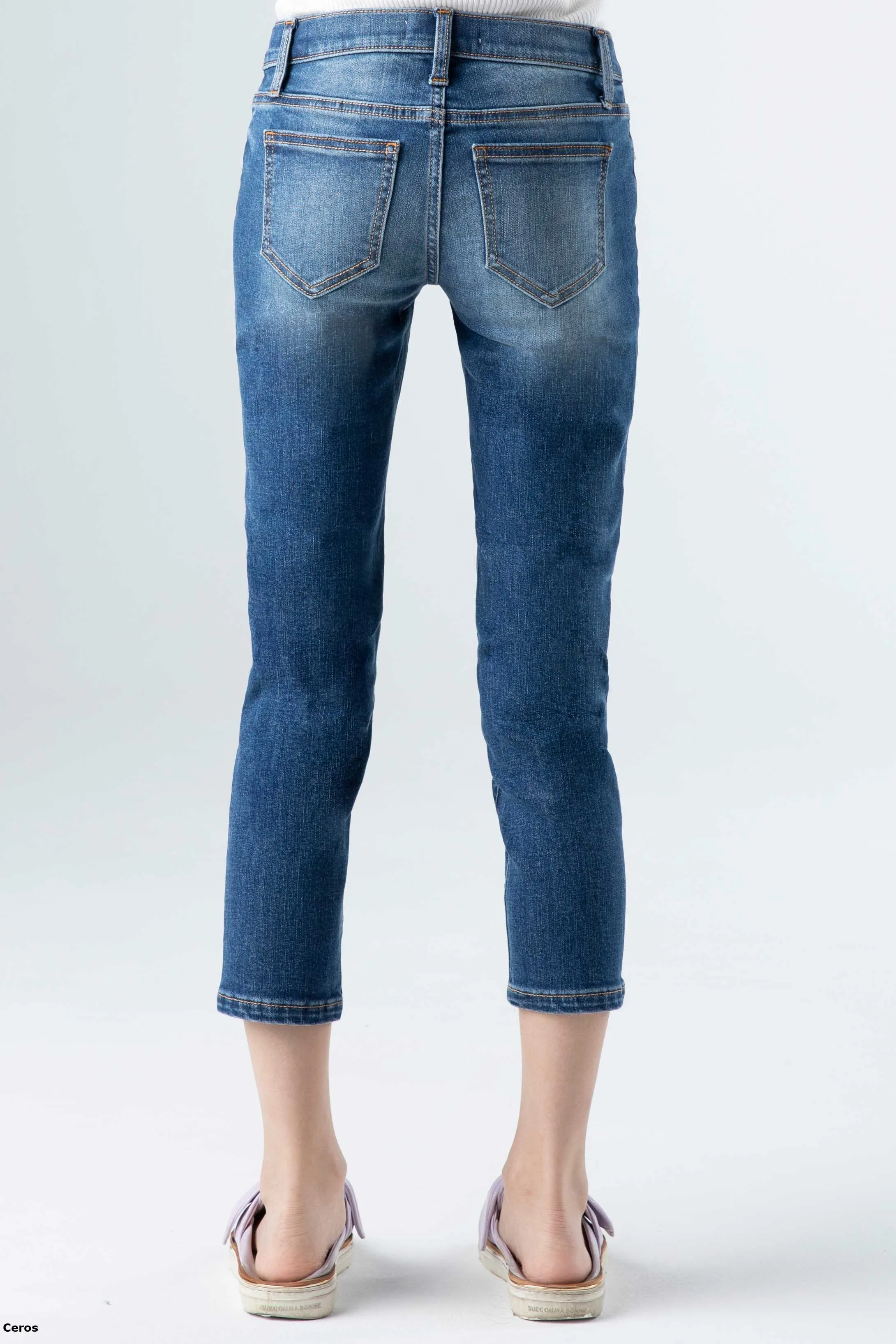Youth High-Rise Skinny Cut Jeans